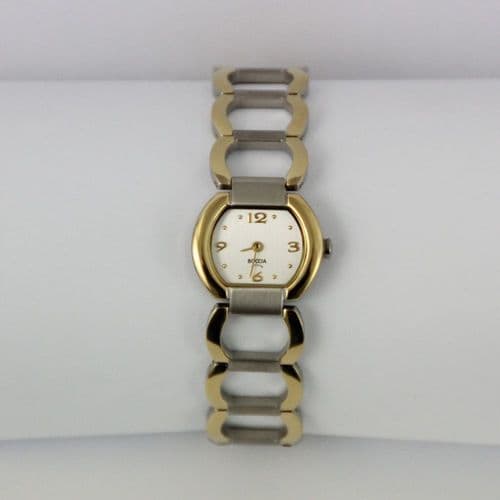 Montre femme Boccia dorée