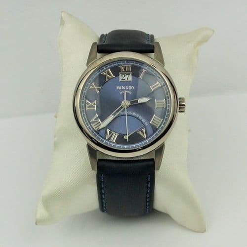 Montre homme BOCCIA Titane et cuir B353107