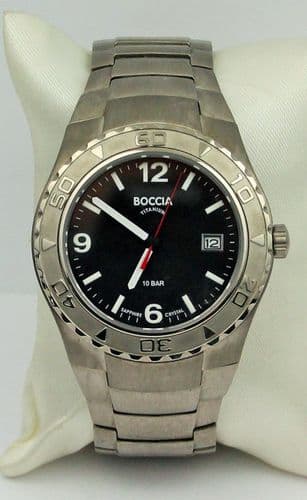 Montre homme BOCCIA tout Titane B354201