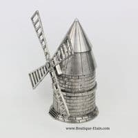 Moulin miniature de collection en étain