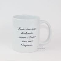 Mug pour Noces d'étain 10 ans de mariage
