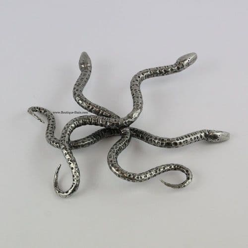 Nid de serpents en étain