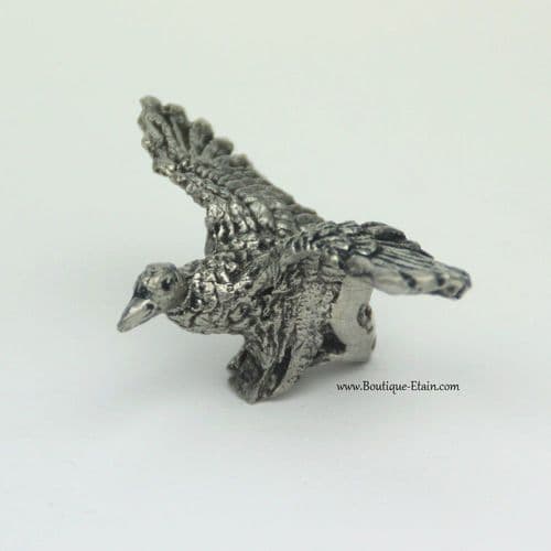 Oie prend son envol en étain