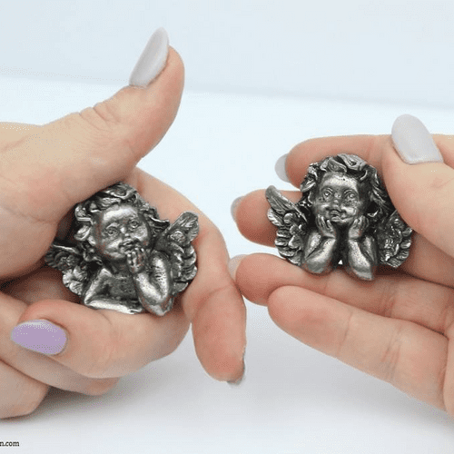 Petit ange en étain