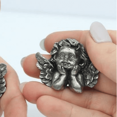 Petit ange en étain n°2