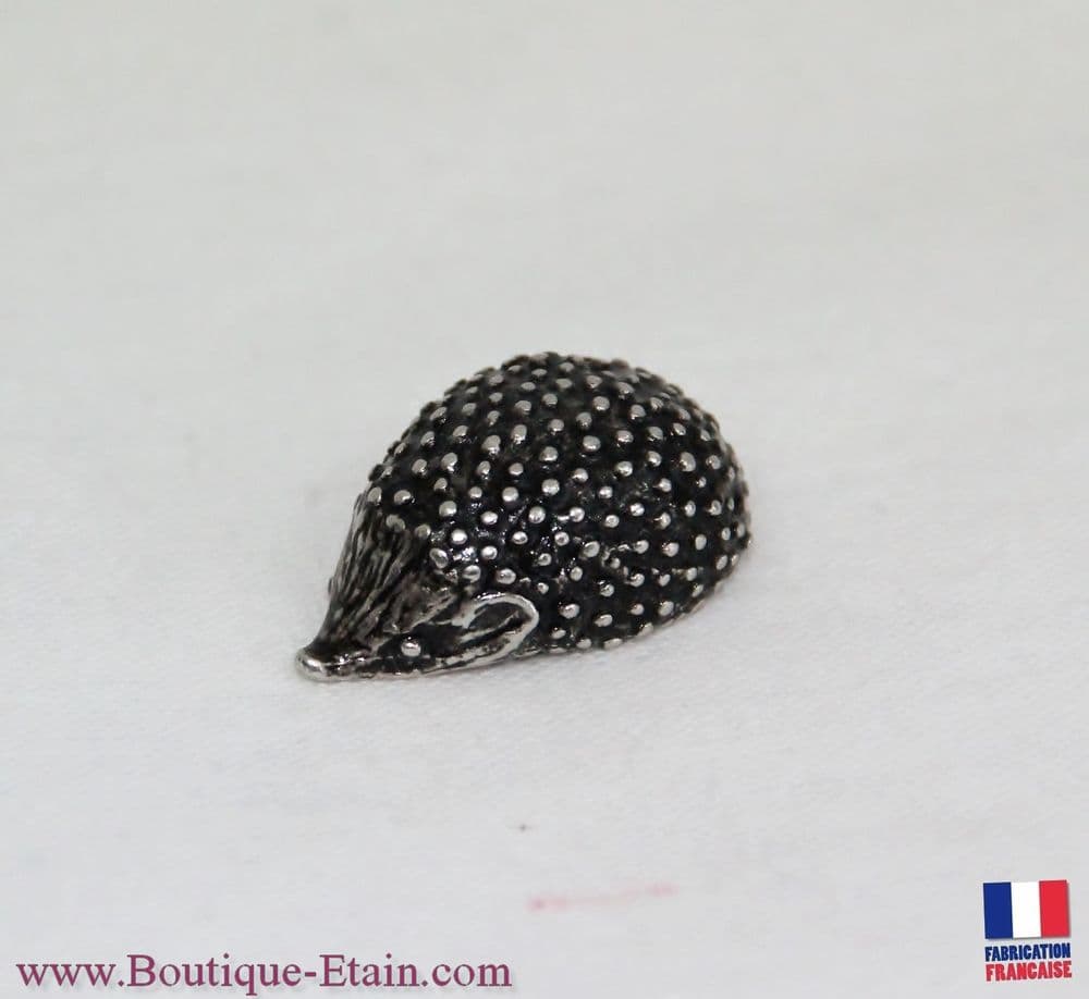 Petit hérisson en étain