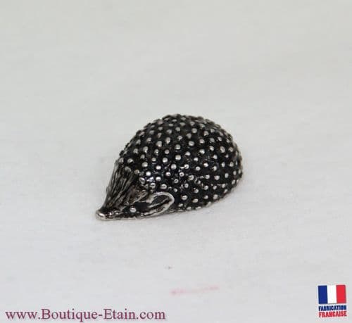 Petit hérisson en étain