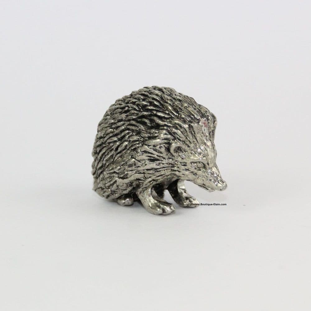 Petit hérisson en étain miniature