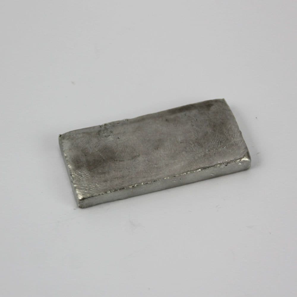 Petit lingot brut d'étain 60 gr