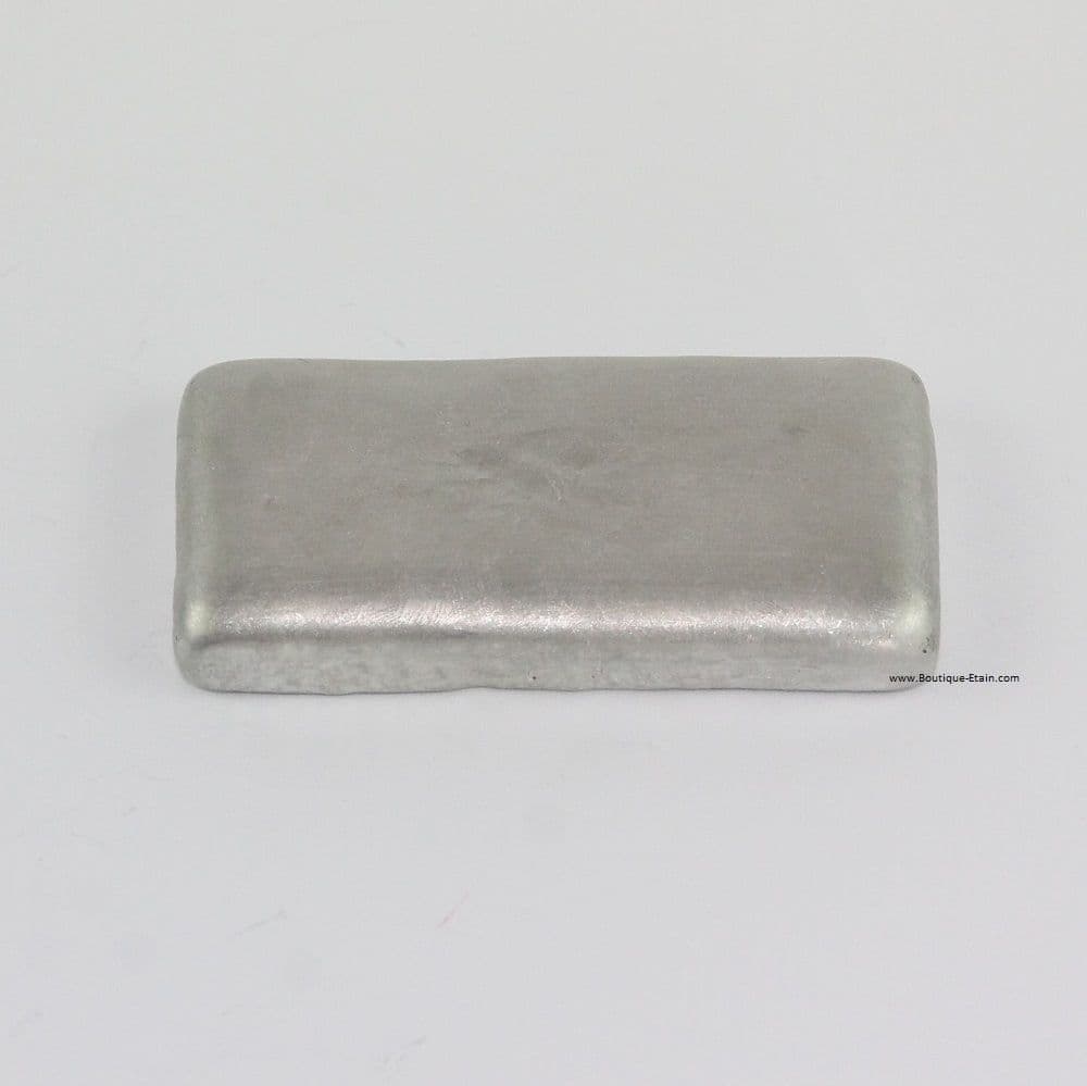 Petit lingot brut d'étain idéal pour Noces d'étain
