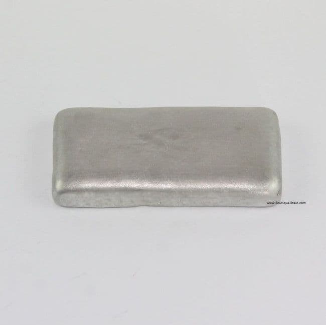 Petit lingot brut d'étain idéal pour Noces d'étain
