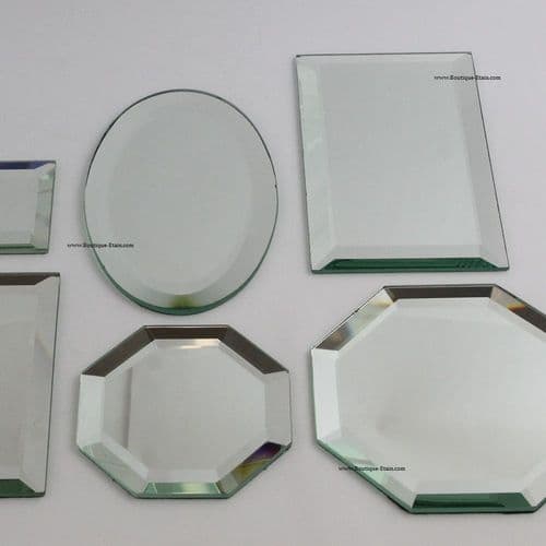 Petit miroir biseauté vintage à poser