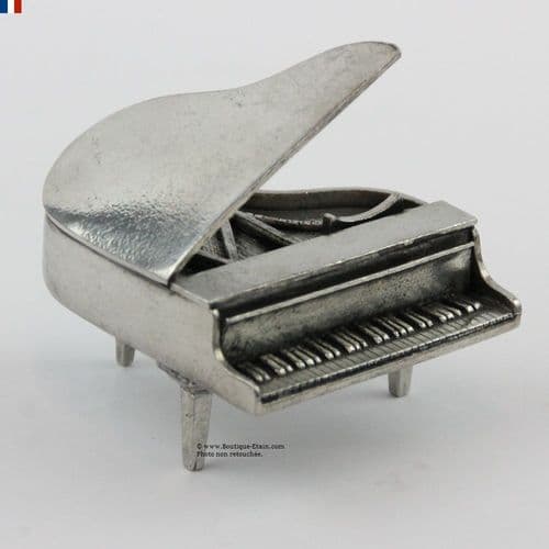 Petit piano miniature en étain