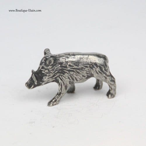 Petit sanglier en étain