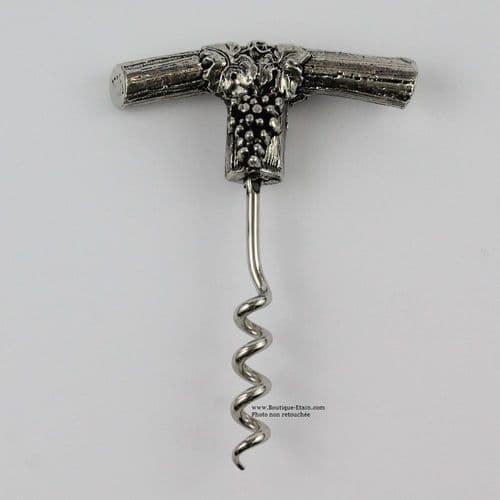 Petit tire bouchon en étain