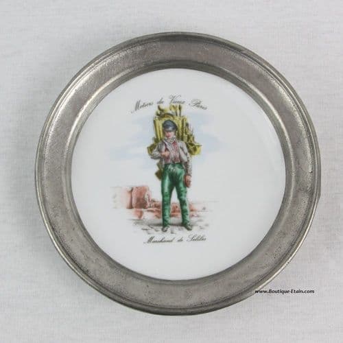 Petite assiette Vieux métiers de Paris