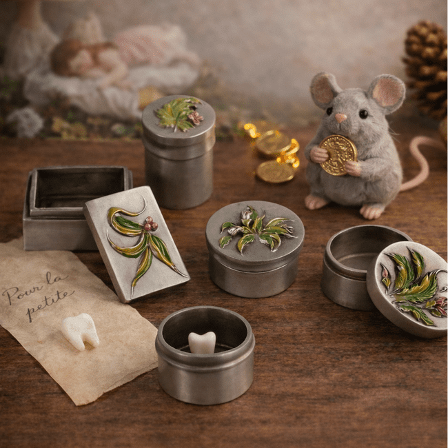 Petite boîte en étain