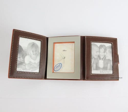 Petite horloge portable avec emplacement photo