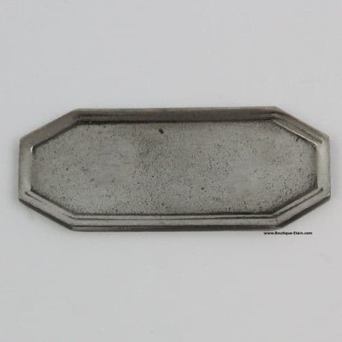 Petite plaque d'étain