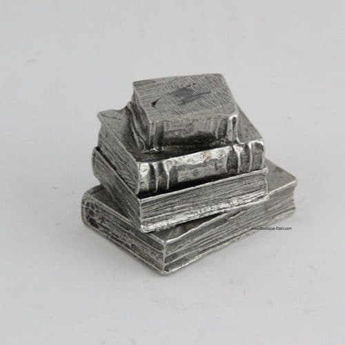 Pile de 4 livres en étain #3
