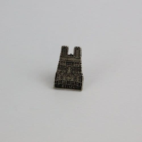 Pin's cathédrale de Reims en étain