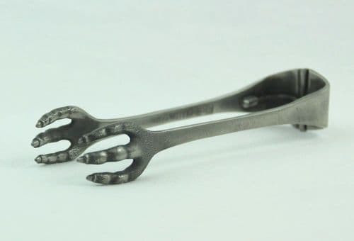 Pince en étain pour glaçons, sucre ou olives