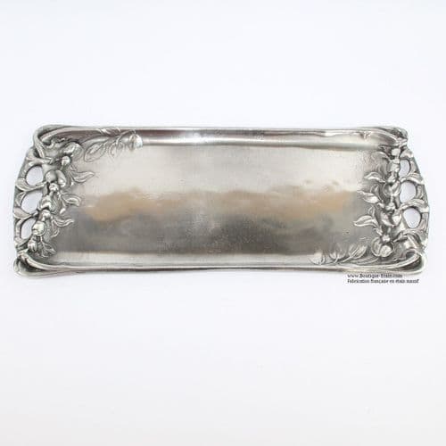 Plat à cake en étain