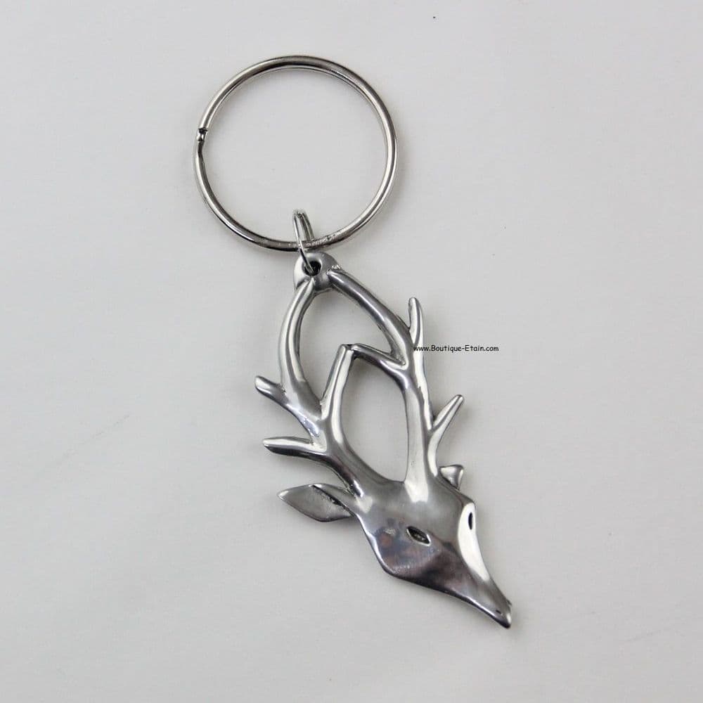Anneau D'écharpe En étain Motif Cerf Highland écossais - Pour Femme