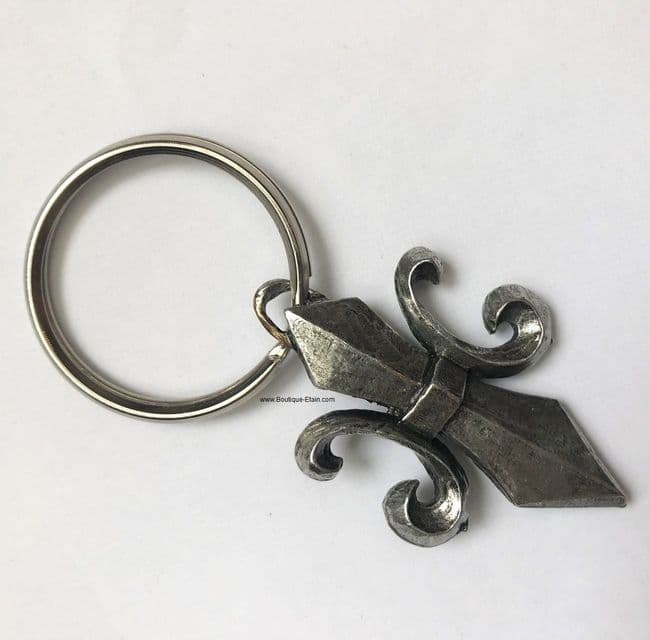 Porte clef fleur de lys