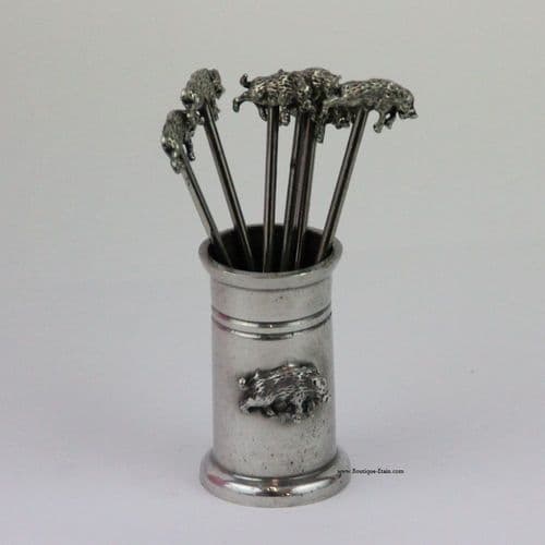 Porte piques apéro décor Sanglier