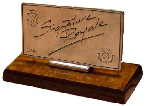 Présentoir Signature Royale