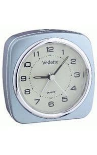 Réveil bleu et chromé VR10006