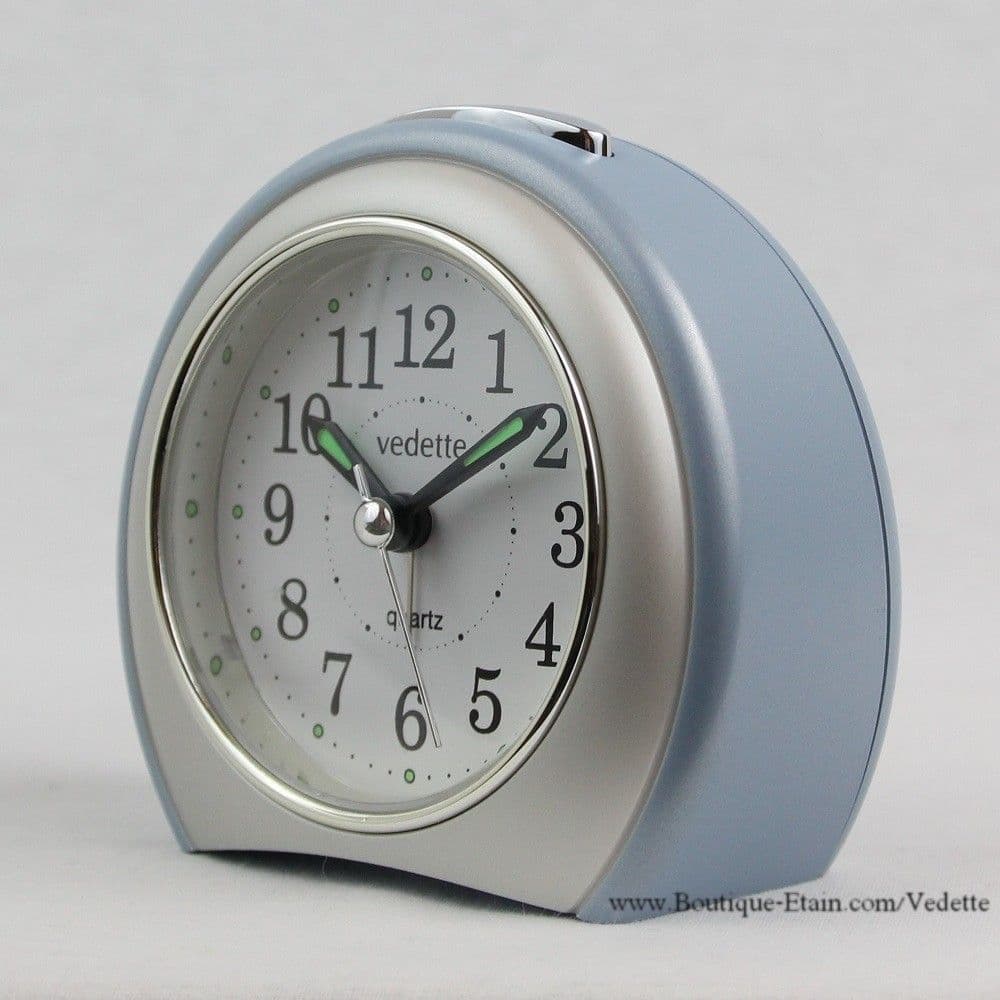 Réveil gris et bleu Vedette 204.1043.09