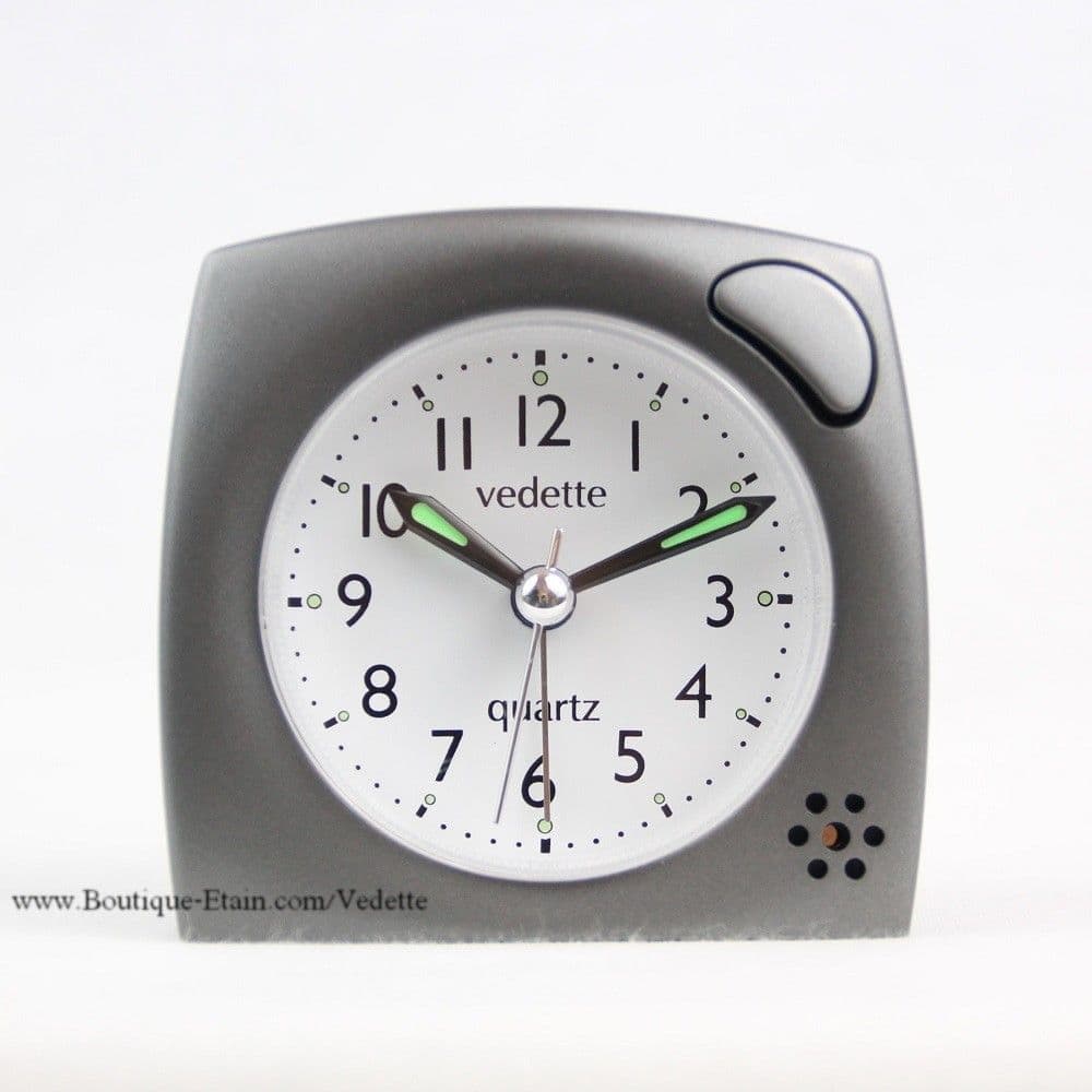 Réveil VEDETTE Gris 204.1022.27