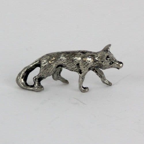Renard miniature en étain