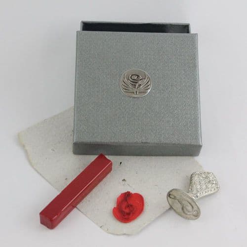 Sceau en étain , cachet Clef de Sol