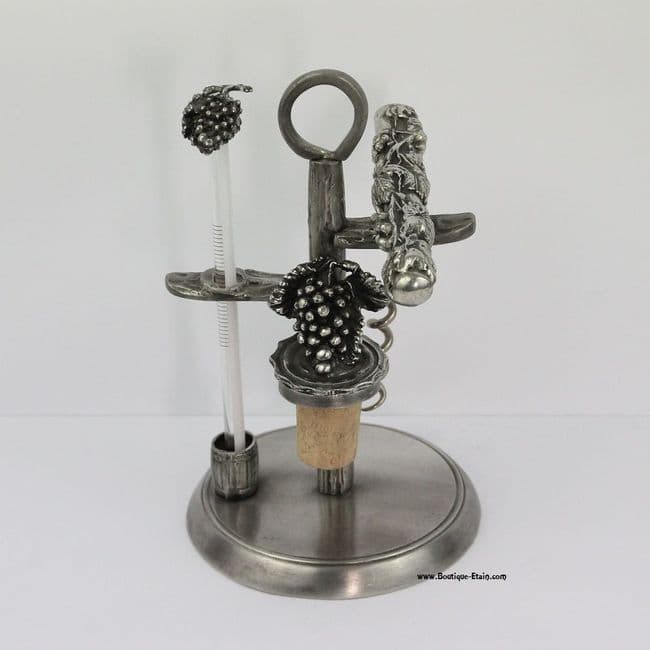 Service à dégustation du vin.