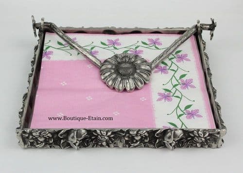 Support serviettes en papier en étain