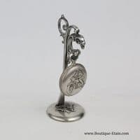 Support en étain pour montre à gousset