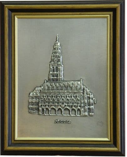 Tableau du Beffroi d'Arras depuis la place des Héros