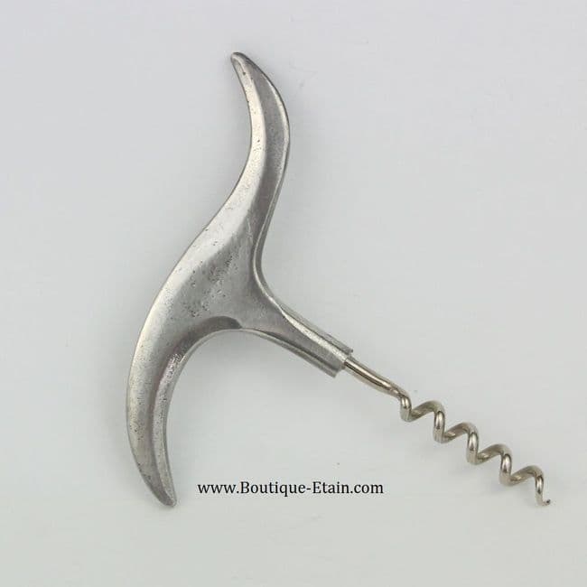 Tire bouchon forme moderne en étain