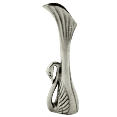 Vase cygne soliflore en étain H 16,5 cm