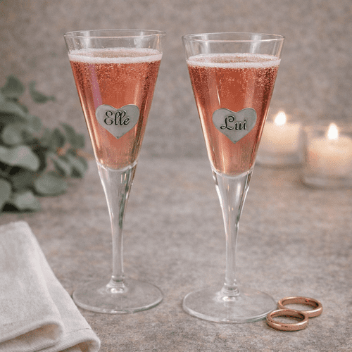 Verre à cocktails Elle et Lui