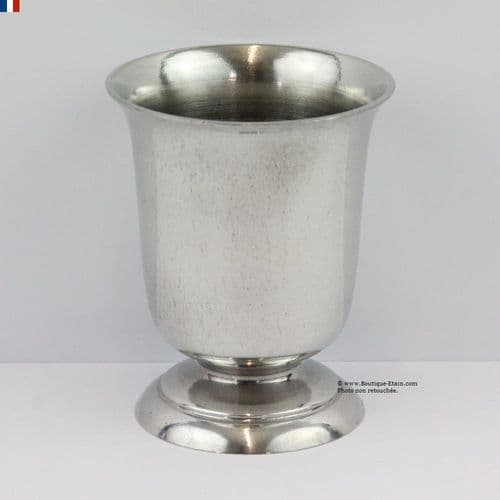 Verre en étain, gobelet ou timbale - h10cm