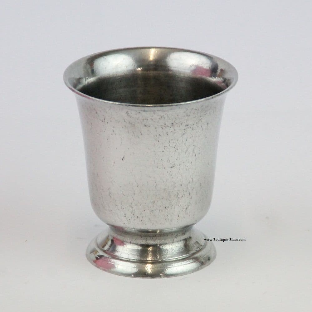 Verre en étain, petite timbale ou gobelet avec possibilité de gravure
