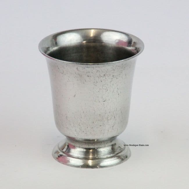Verre en étain, petite timbale ou gobelet avec possibilité de gravure