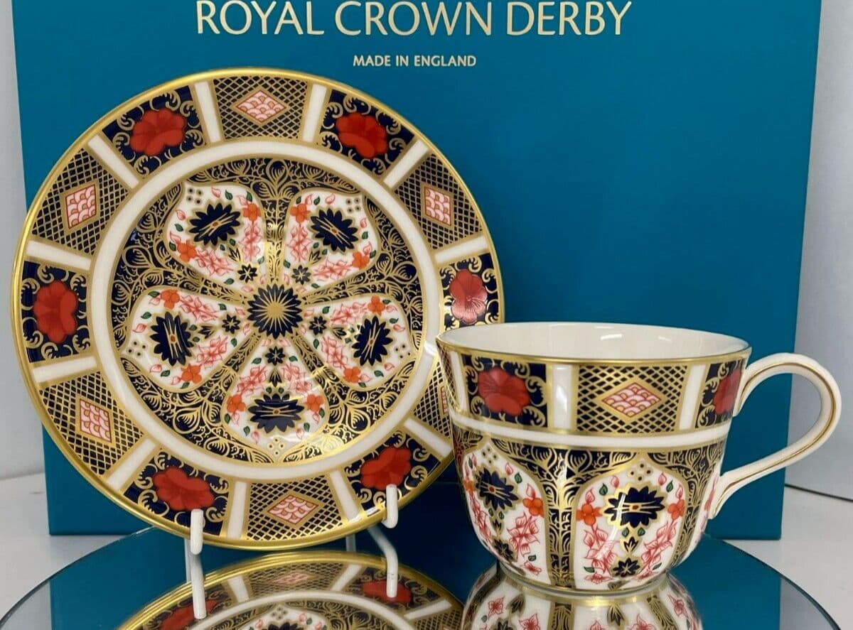  CROWN DERBY 1128 箱付き ROYAL CROWN DERBY 1128 箱付き ロイヤルクラウンダービー Royal Crown