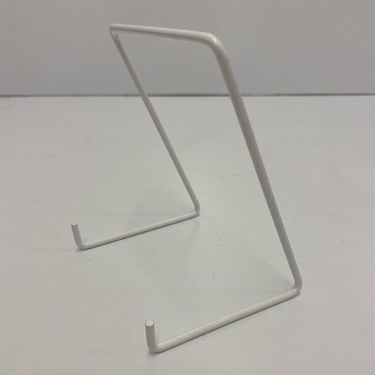 White Large Dinner Plate Display Stands Pack