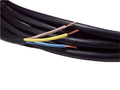 10metre cutting of 3 core 1.5mm H07RN-F rubber flexible cable