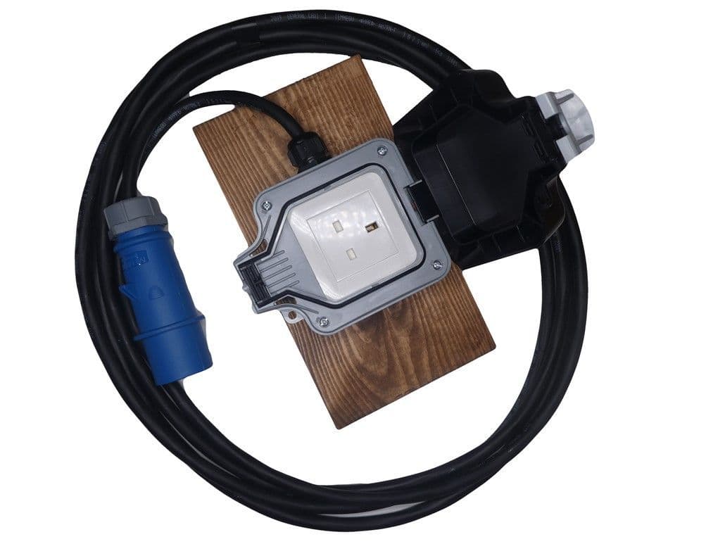 16amp plug to outdoor IP66 weatherproof socket